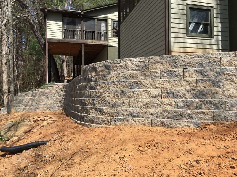 Concrete Retaining Wall Installation